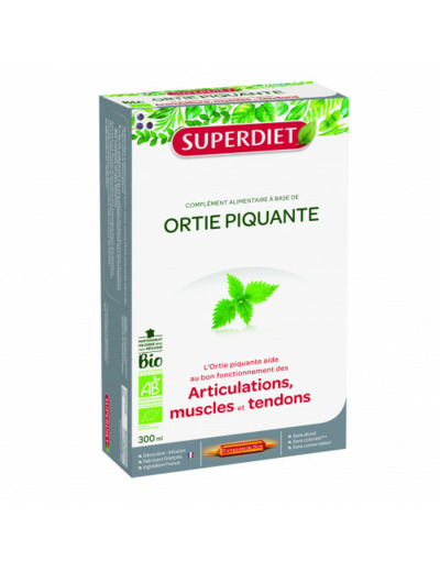 Ortie Piquante Bio Articulations 20 Ampoules Superdiet