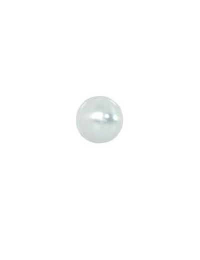 Bouton boule blanc 10 mm