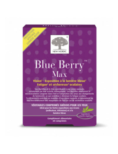 Blue Berry Max 60 Comprimes New Nordic