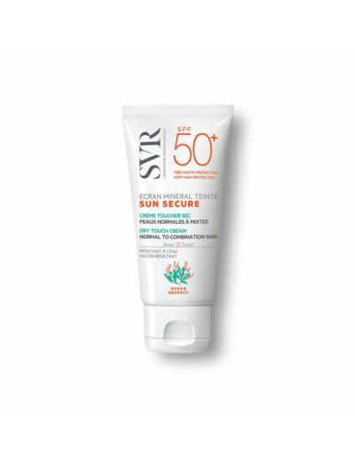 Ecran Mineral Teinte Spf50+ Peaux Normales A Mixtes 50ml Sun Secure Svr