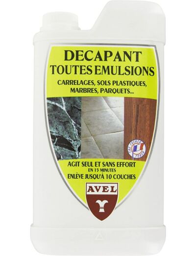 Decapant emulsions tous sols