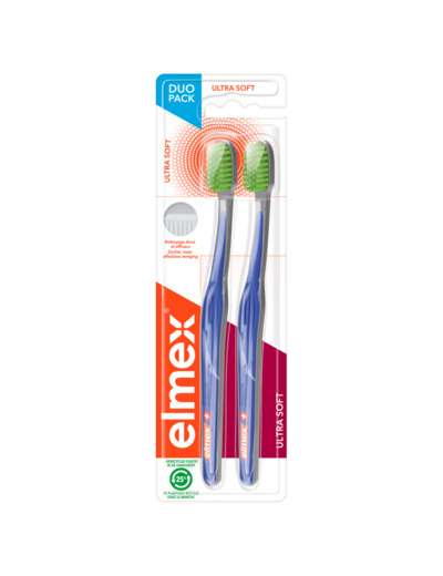 Brosses A Dents Anti Caries Ultrasoft X2 Elmex