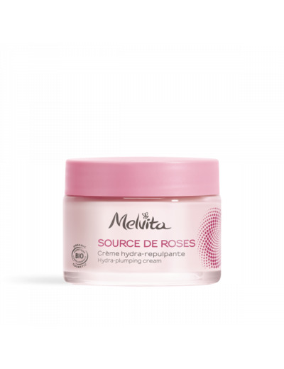 MELVITA SOURCE ROSE CREME REPULPANTE POT