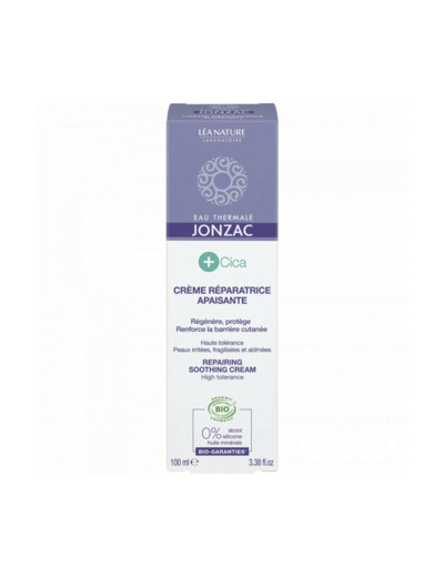 Crème Réparatrice Apaisante 100ml +Cica Eau thermale Jonzac