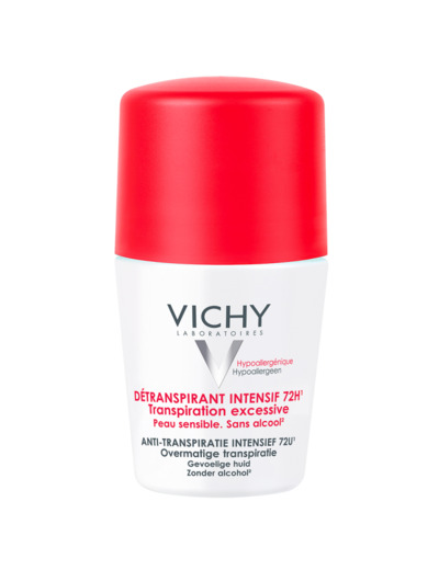 Détranspirant Intensif Efficace 72h 50ml Déodorant Peaux Sensibles Vichy