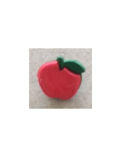 Bouton pomme rouge 10 mm
