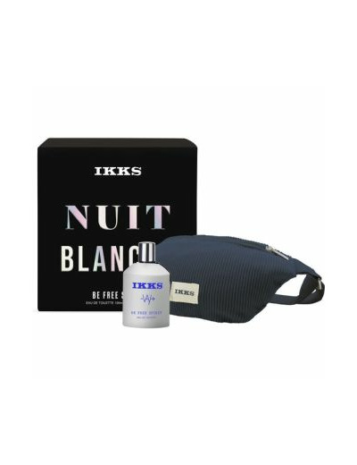 IKKS Be Free Spirit Coffret Nuit Blanche ET Vaporisateur 100ml+Sac Banane