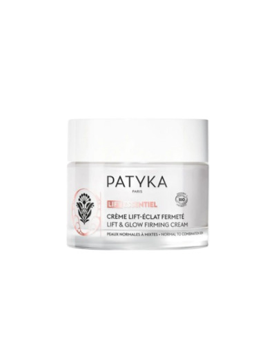 Crème Lift Eclat Fermeté Bio 50ml Lift Essentiel Peaux normales à mixtes Patyka