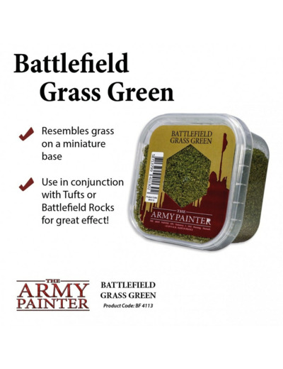 Battlefield grass green