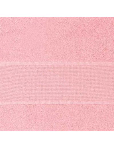 Serviette de toilette rose Rico