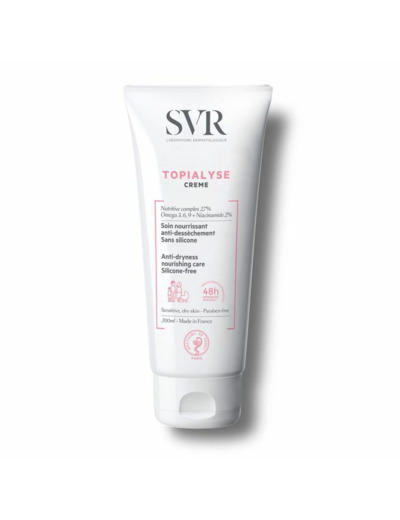 Creme Soin Nourrissant Anti Dessechement Peaux Sensibles 200ml Topialyse Svr