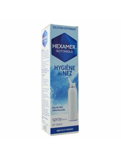 Isotonique Hygiene Du Nez Adultes Et Enfants 100ml Hexamer