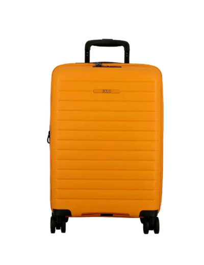 Jump Striper Valise 55cm 4 Roues Extensible Jaune