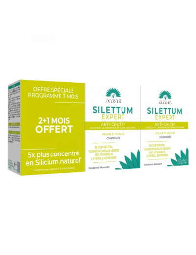 SILETTUM EXPERT Anti-Chute - Lot de 3x60 Comprimés