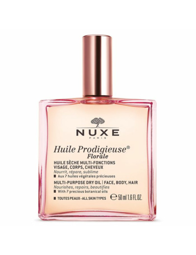 Huile Seche Multi-fonctions Florale 50ml Huile Prodigieuse Visage Corps Et Cheveux Nuxe