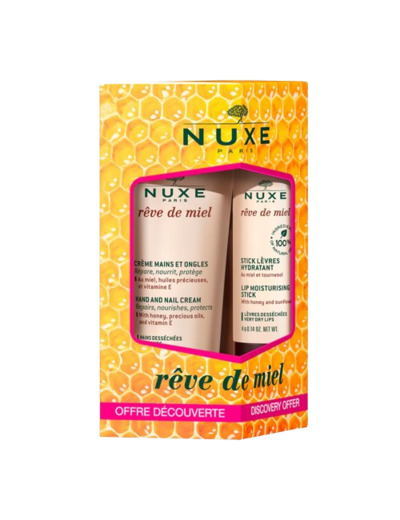 NUXE REVE DE MIEL STIC LEV 4GampCR MAIN30ML