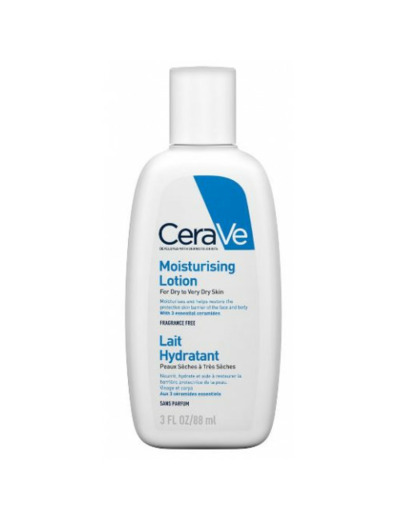 Lait Hydratant Visage Et Corps 88ml Body Peaux Seches A Tres Seches Cerave