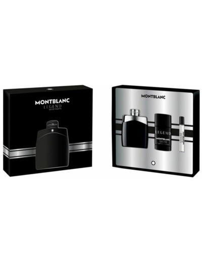 MONTBLANC LEGEND Coffret ET Vaporisateur 100ml+Déodorant Stick 75g+Vaporisateur 7.5ml