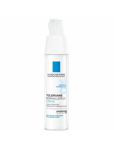 Crème Dermallergo soin visage hydratation intense 48H 40ml Toleriane Peaux sensibles ou allergiques, normales à sèches La Roche-Posay