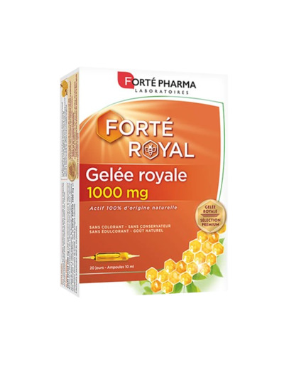 Gelee Royale 1000mg 2x20 Ampoules Forté Royal Forté Pharma