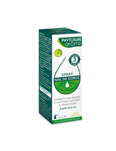 PHYTOSUN AROMS SPRAY MAL DE GORGE 20ML