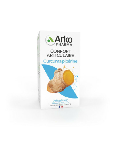 Curcuma Piperine Bio 40 Gelules Arkogélules Arkopharma