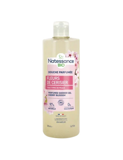 NATESSANCE DOUCHE FLEURS CERISIER FL500ML