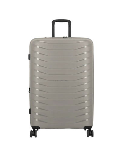 Jump Inlu Valise Rigide Extensible 4 Roues Tsa 78Cm Beige