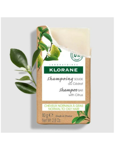 Shampooing Solide Cédrat 80g Klorane