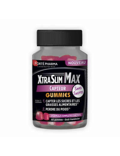 XtraSlim Max Capteur 60 gummies Forté Pharma