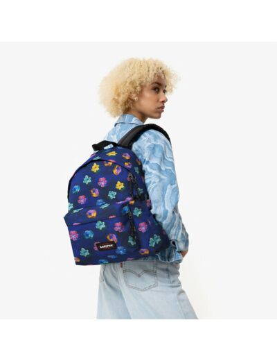 Eastpak Padded Pak'R Sac à Dos 2o4 Flower Blur Navy