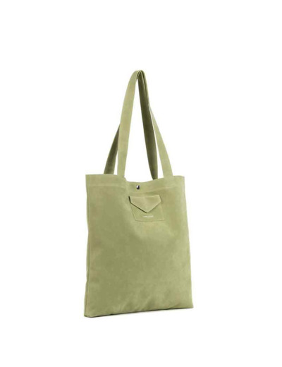 Lancaster Suedine KBA Tote Bag 518-061 Pistache