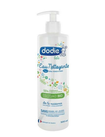 Eau Nettoyante 3-en-1 Des La Naissance 500ml Dodie