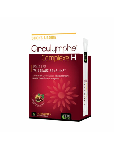 Complexe H 20 Sticks Circulymphe Sante Verte