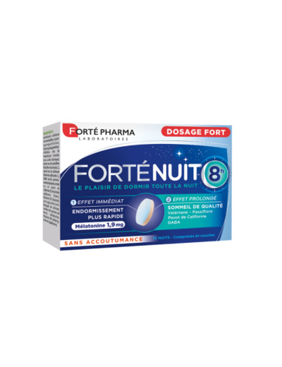 ForteNuit 8h 15 Comprimes Bi-couches Forté Pharma