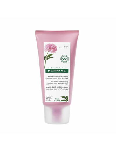 Après-shampoing Apaisant 150ml Pivoine Bio Cuir chevelu sensible Klorane