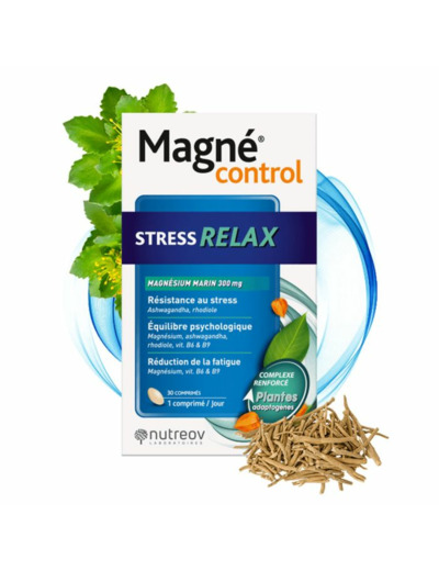 Stress Relax 30 Comprimes Magnécontrol Nutreov