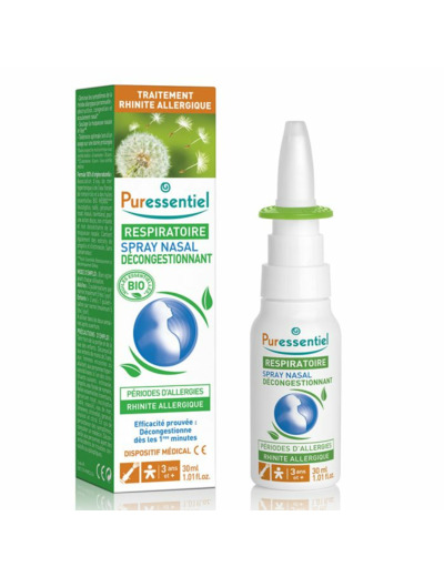 Spray Nasal Decongestionnant Respiratoire 30ml Respiratoire Puressentiel