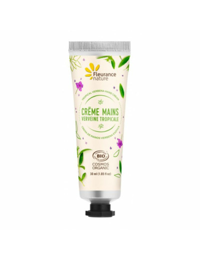 Crème mains Verveine tropicale bio 30ml Tous types de peaux Fleurance Nature