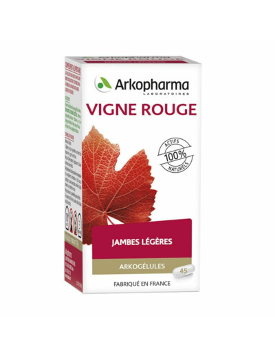 Vigne Rouge 45 Gelules Arkogélules Arkopharma