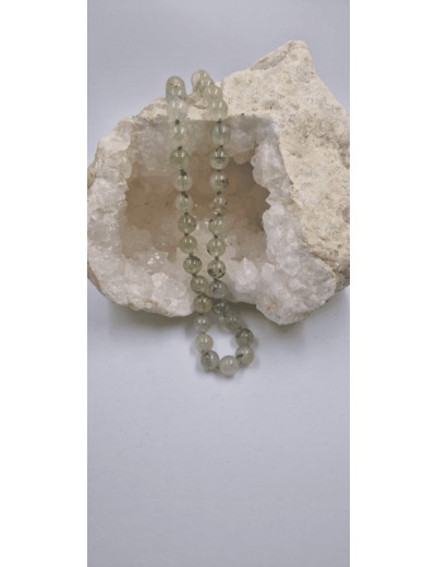 Collier prehnite épidote olpa2426/2427