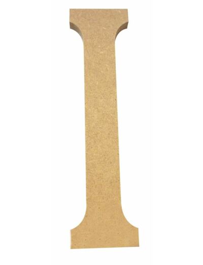 Lettre "I" Mdf - Hauteur : 220 mm