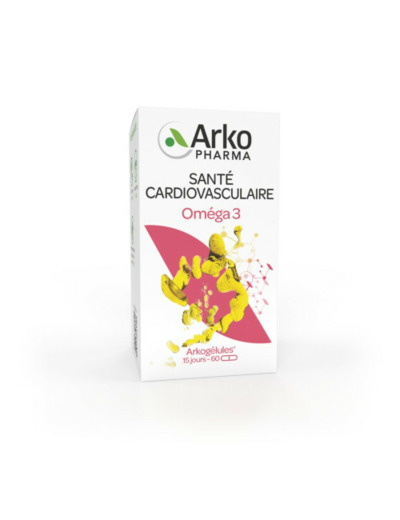 Omega 3 Origine Marine 60 Capsules Arkogélules Arkopharma