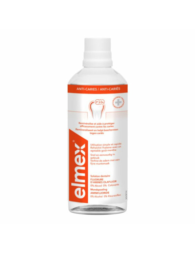 Anti-caries Solution Dentaire Sans Alcool 400ml Elmex