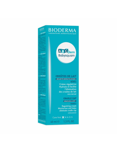 Traitement des croûtes de lait bébé 40ml Abcderm Très Bonne Tolérance Bioderma