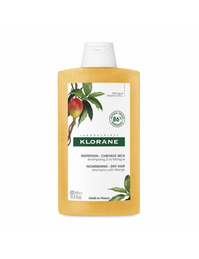 Shampooing Nutrition 400ml Mangue Cheveux Secs Klorane