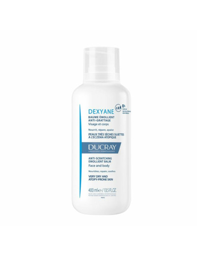 Baume Emollient 400ml Dexyane Peaux Tres Seches Et A Tendance Eczema Atopique Ducray