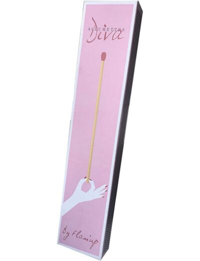 Flam'Up Diva 40 Allumettes Géante 28 cm