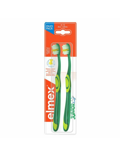 Brosse A Dents Junior Souple Duo 6-12ans Elmex