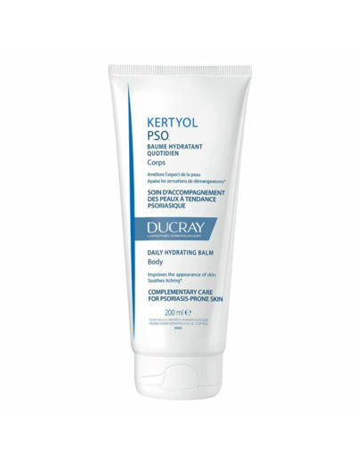 Baume Hydratant Quotidien 200ml Kertyol P.S.O Peaux Psoriasiques Ducray